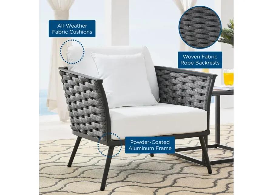 Stance Outdoor Patio Aluminum Armchair