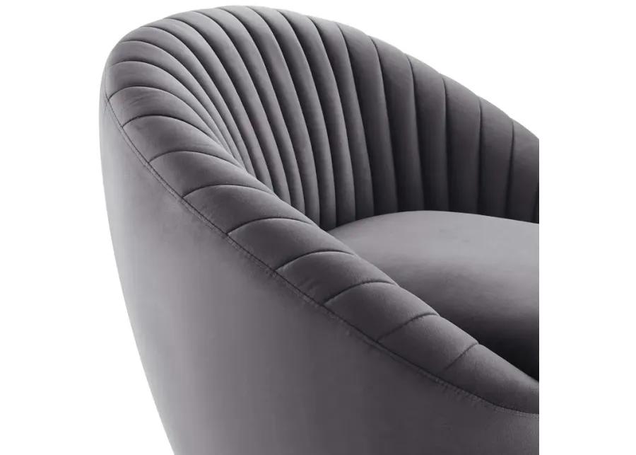 Whirr Tufted Swivel Chair