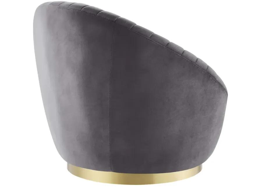 Whirr Tufted Swivel Chair