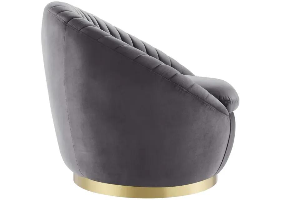 Whirr Tufted Swivel Chair