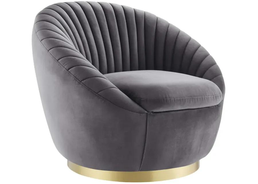 Whirr Tufted Swivel Chair