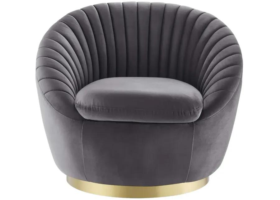 Whirr Tufted Swivel Chair