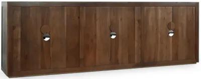 Bradley Oak Wood 6Dr Cabinet Landmark Brown