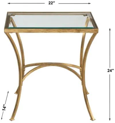 Alayna Gold End Table