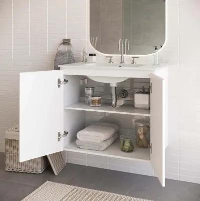 Bryn 30" Wall-Mount Bathroom Vanity