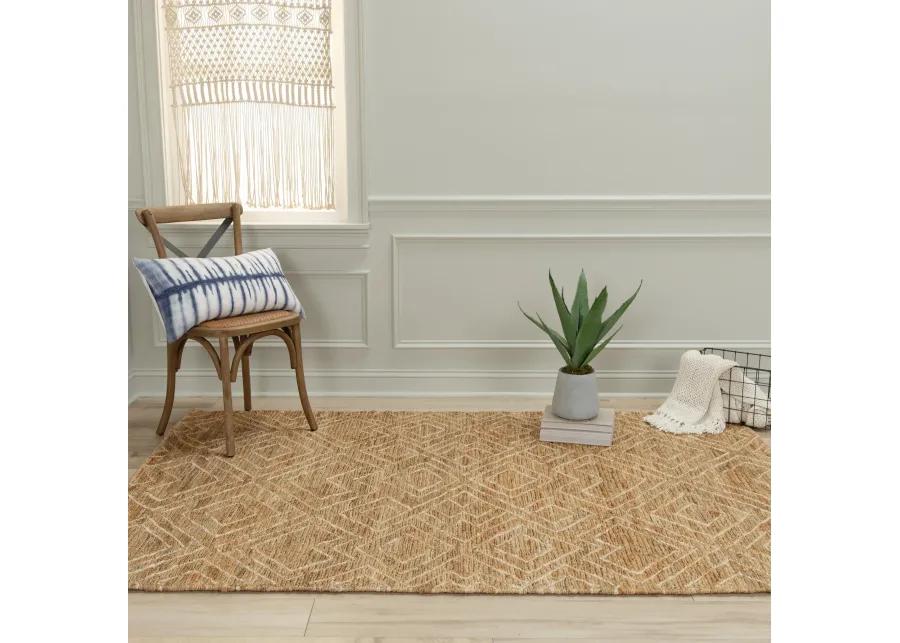 Bengal Natural/Beige  Jute 10' x 14' Rectangle Rug