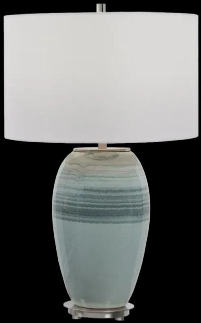 Caicos Teal Table Lamp