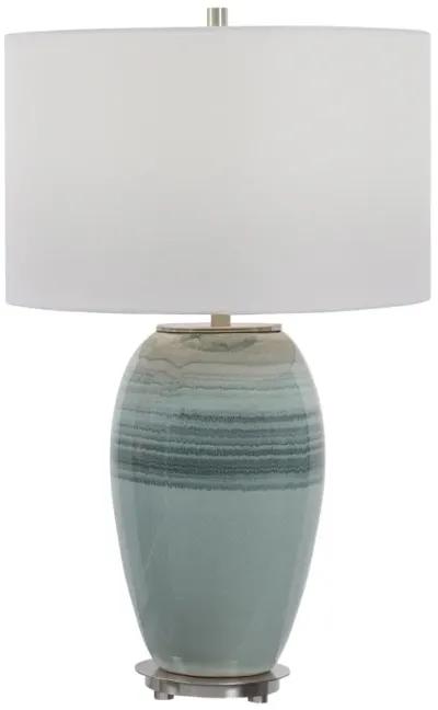 Caicos Teal Table Lamp