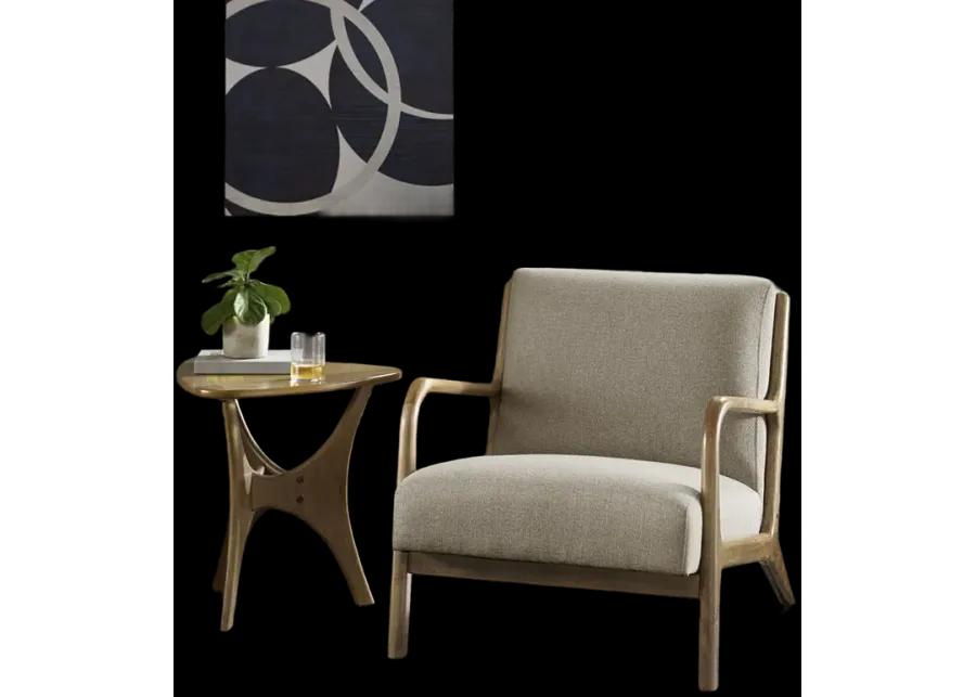 INK+IVY Novak Taupe Lounge Chair