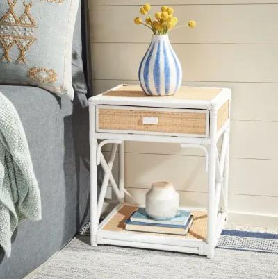 BALI 1 DRAWER 1 SHELF NIGHTSTAND