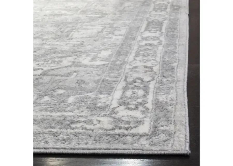 Brentwood 852 Cream / Grey 12' X 18' Oversized Rectangle Powerloomed Rug