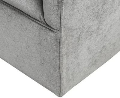 Madison Park Augustine Plain Grey Swivel Glider Chair