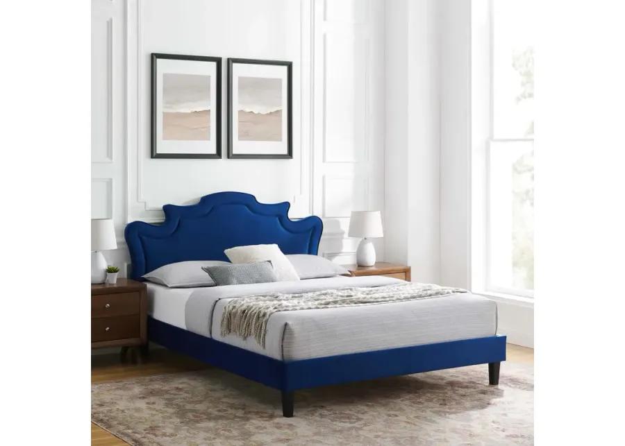 Neena Performance Velvet King Bed