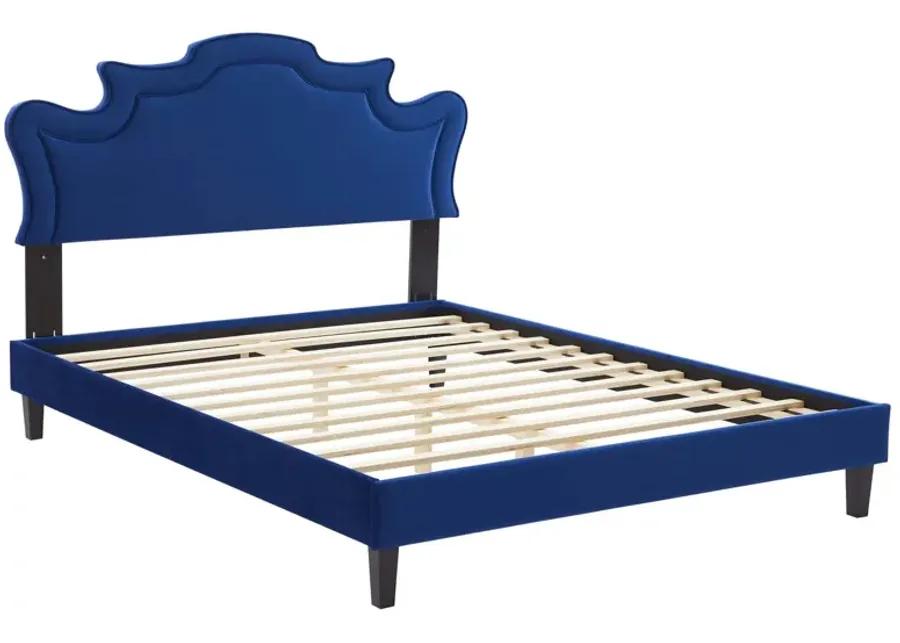 Neena Performance Velvet King Bed