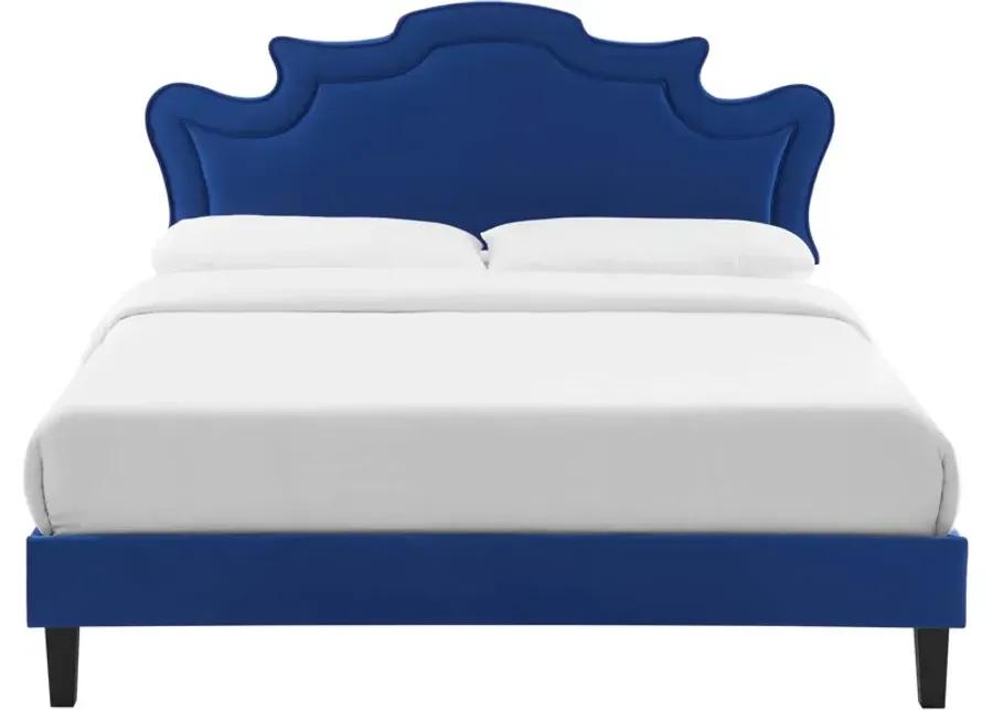 Neena Performance Velvet King Bed