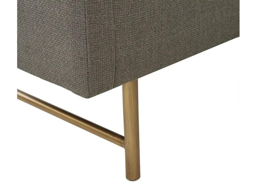 Madison Park Heath Grey Soft Close Storage Accent Bench