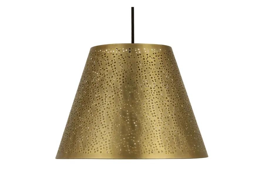 Hargen 15" Wide 1-Light Pendant - Antique Brass