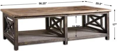 Spiro Reclaimed Wood Cocktail Table