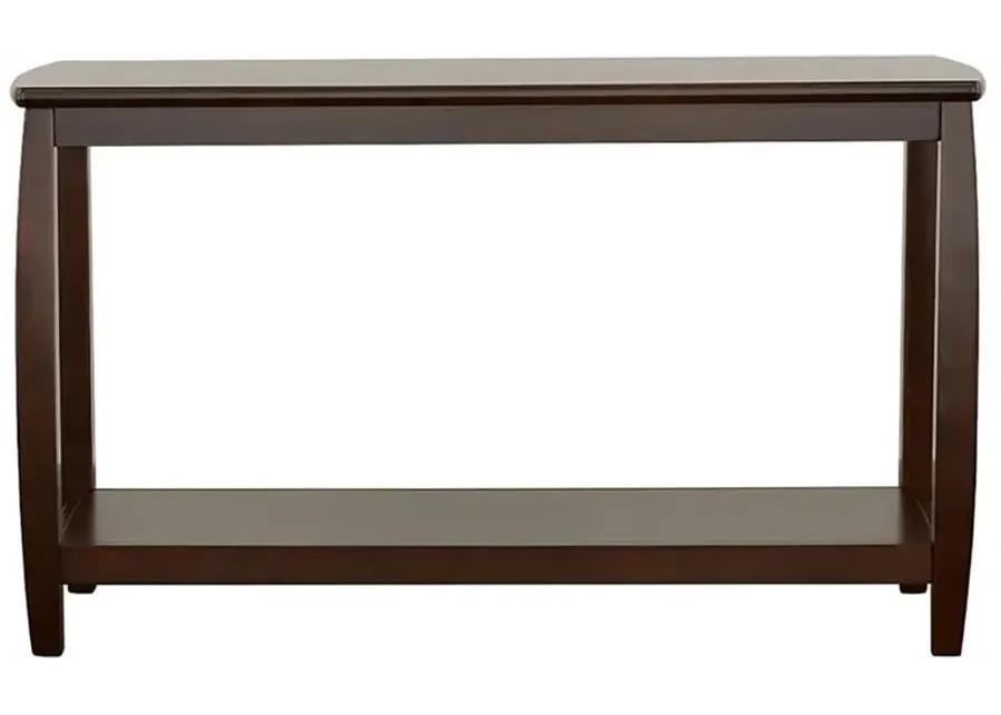 Dixon Rectangular Sofa Table with Lower Shelf Espresso