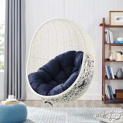 Hide Outdoor Patio Swing Chair With Stand