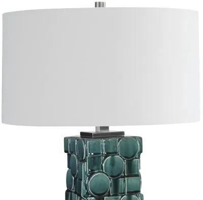 Geometry Green Table Lamp