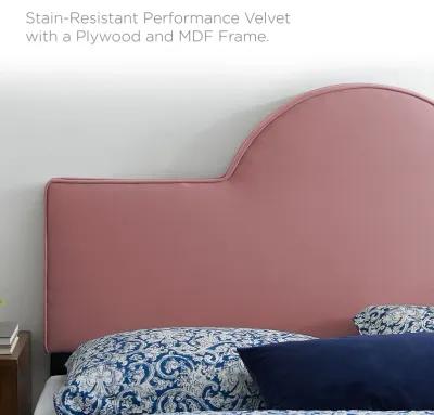 Soleil Performance Velvet Queen Bed