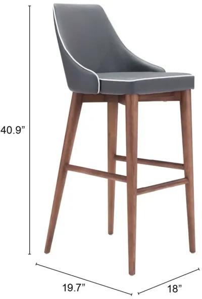 Moor Barstool Dark Gray