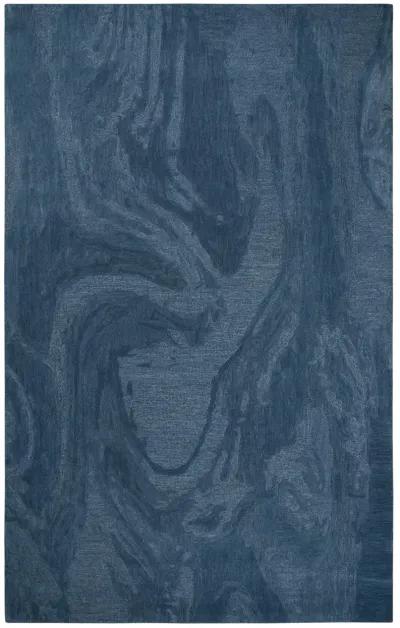 Fifth Avenue Blue Abstract Wool 9'x12' Rectangle Rug