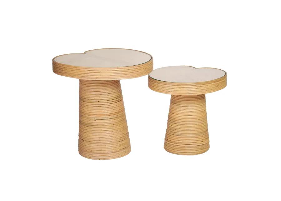 Felicia Short Lilypad Side Table