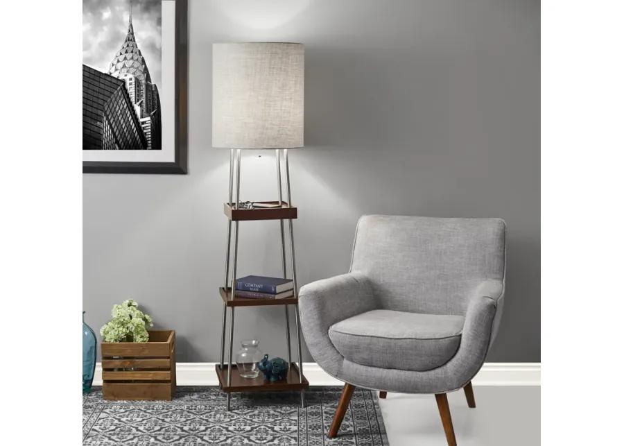 Brennan Adessocharge Shelf Floor Lamp