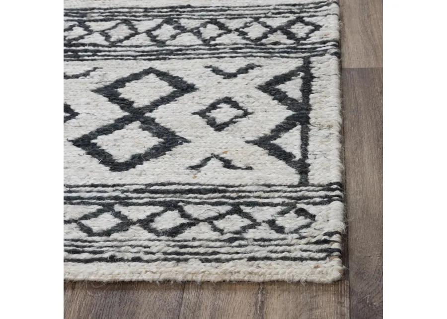 Bengal Beige/Black  Jute 10' x 14' Rectangle Rug