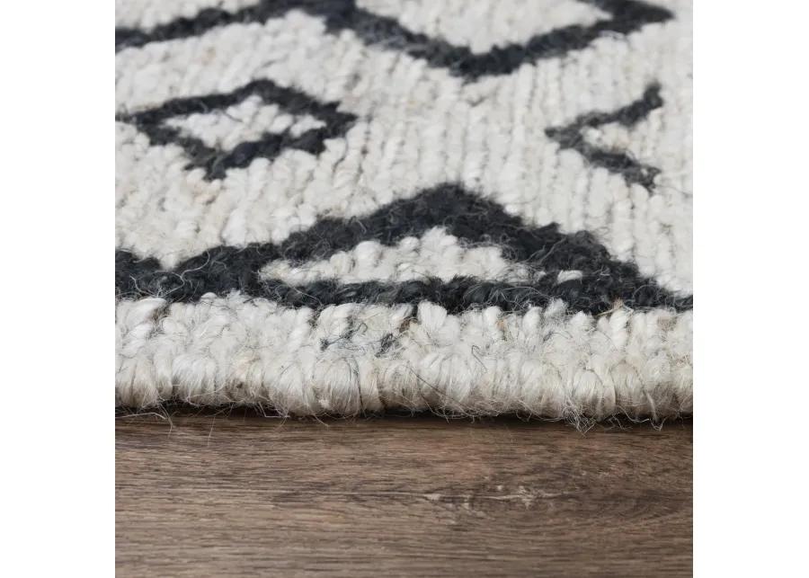 Bengal Beige/Black  Jute 10' x 14' Rectangle Rug