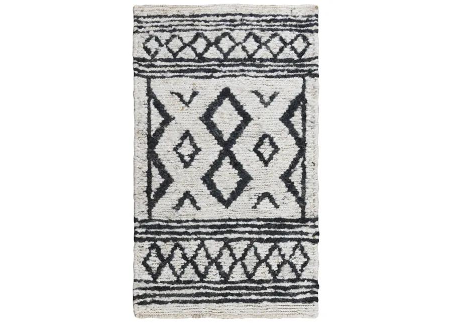 Bengal Beige/Black  Jute 10' x 14' Rectangle Rug