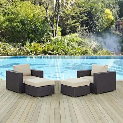 Convene 4-Piece Outdoor Armchair Set