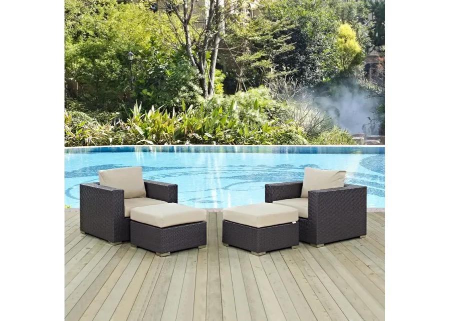 Convene 4-Piece Outdoor Armchair Set