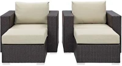 Convene 4-Piece Outdoor Armchair Set