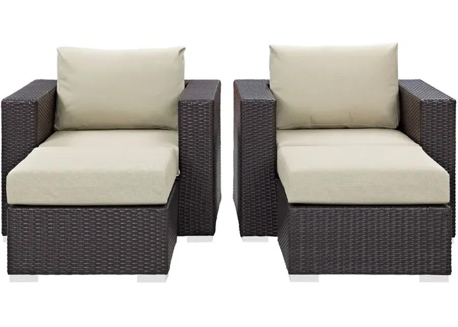 Convene 4-Piece Outdoor Armchair Set