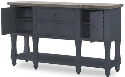 Essex Graphite Credenza Two Tone Graphite Finish