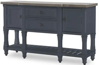 Essex Graphite Credenza Two Tone Graphite Finish