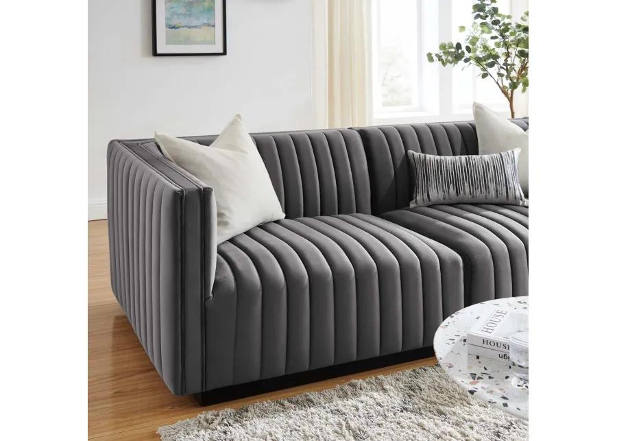 Conjure Channel Tufted Performance Loveseat