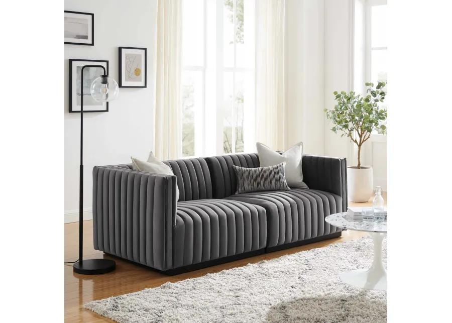 Conjure Channel Tufted Performance Loveseat