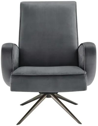 Superior Performance Velvet Swivel Chair