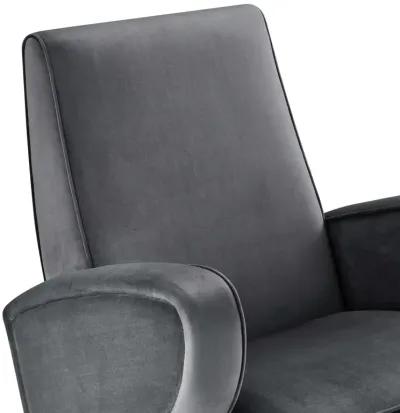 Superior Performance Velvet Swivel Chair