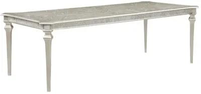 Evangeline Rectangular Dining Table with Extension Leaf Silver Oak