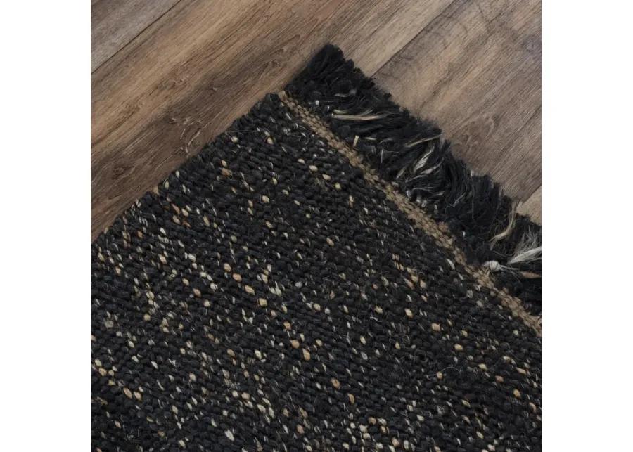 Bengal Black  Jute 10' x 14' Rectangle Rug