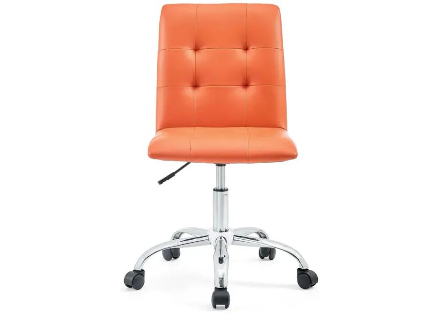 Prim Armless Mid Back Office Chair