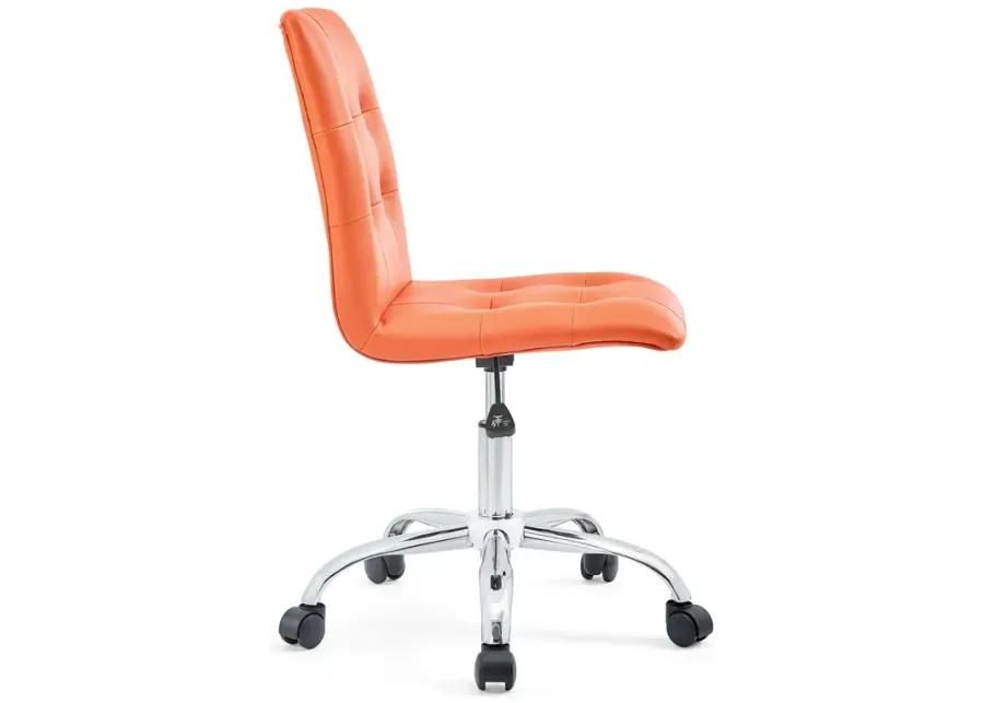 Prim Armless Mid Back Office Chair