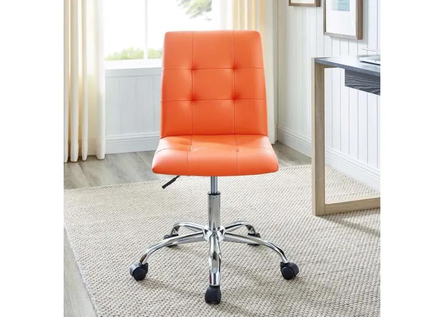 Prim Armless Mid Back Office Chair