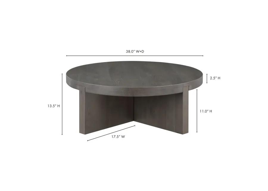 FOLKE ROUND COFFEE TABLE