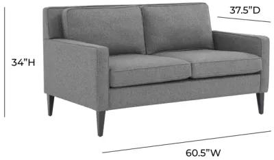 Luna Gray Loveseat